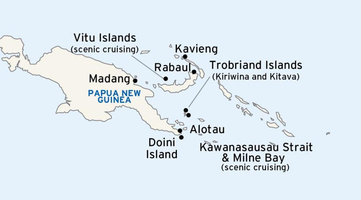 خريطة alotau بابوا غينيا الجديدة