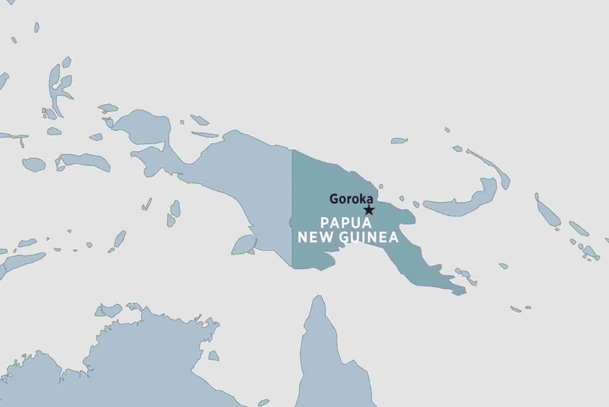 خريطة غوروكا بابوا غينيا الجديدة
