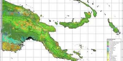 خريطة بابوا غينيا الجديدة المناخ