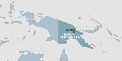 خريطة غوروكا بابوا غينيا الجديدة